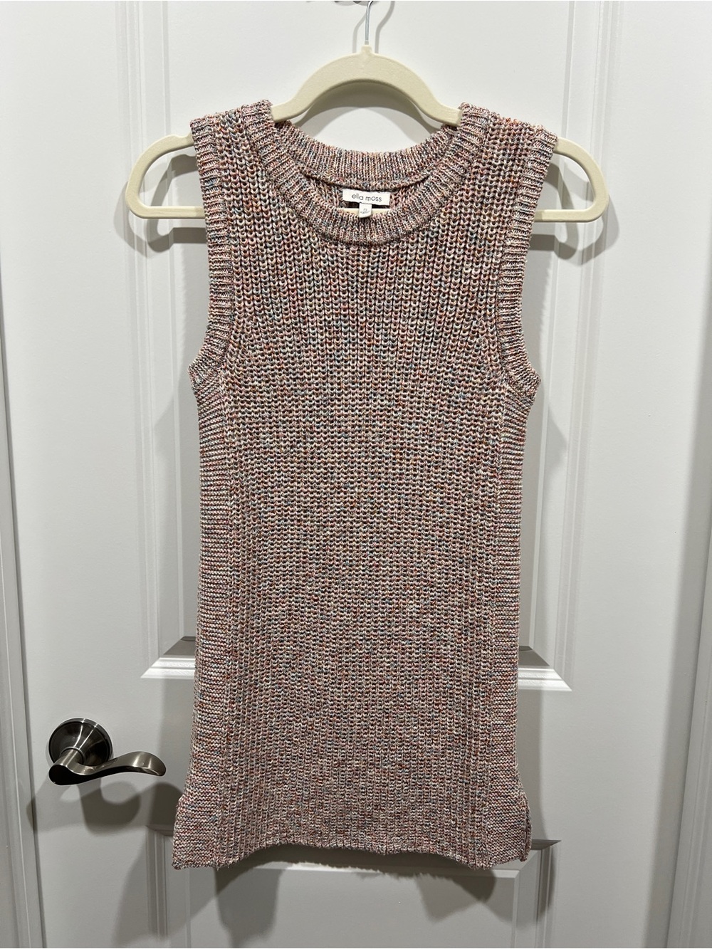 Ella Moss Multicolor Knit Sleeveless Scoop-Neck Tank